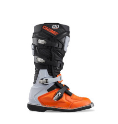 Buty motocyklowe dziecięce junior GAERNE GX-J MX OFFROAD czarne/ pomarańczowe