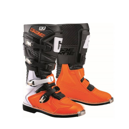 Buty motocyklowe dziecięce junior GAERNE GX-J MX OFFROAD czarne/ pomarańczowe