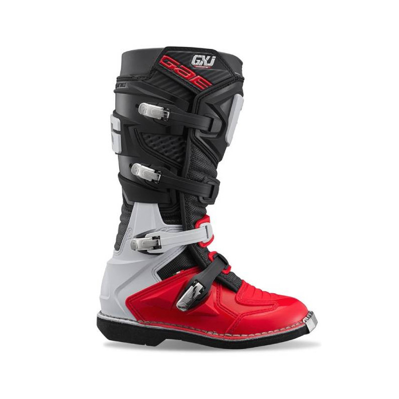 Buty motocyklowe dziecięce junior GAERNE GX-J MX OFFROAD czarne/ czerwone