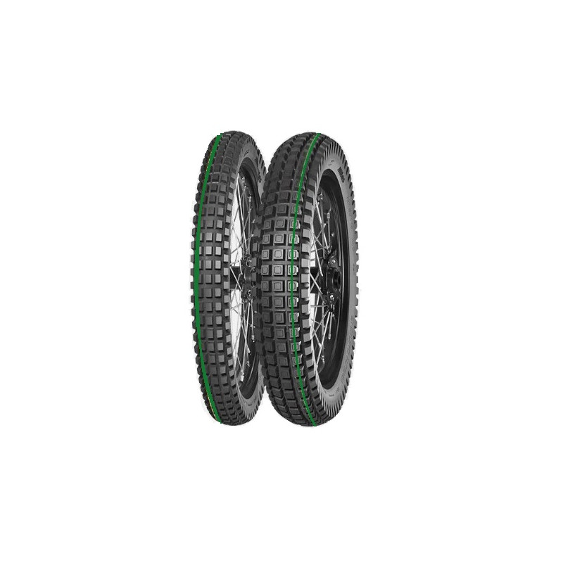 MITAS OPONA 120/100-18 ENDURO HYBRID SUPER LIGHT 68P TL/TT M+S (ZIELONY PASEK) TYŁ DOT 16-35/2024
