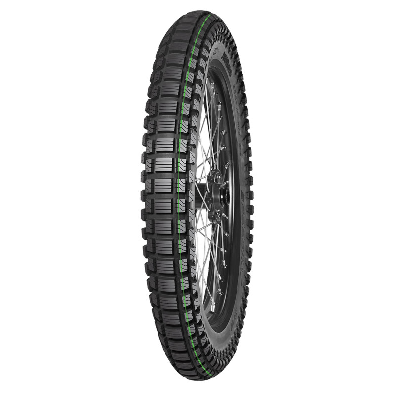 MITAS OPONA 3.75-19 SPEEDWAY SOFT 61P TT NHS (ZIELONY PASEK) TYŁ DOT 2025 (DOT:XVDP) (ZAMIENNIK:70000343)