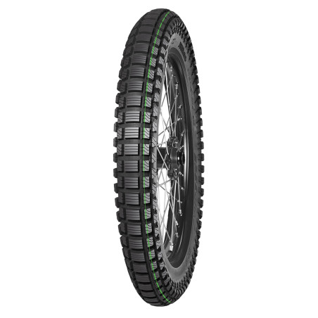 MITAS OPONA 3.75-19 SPEEDWAY SOFT 61P TT NHS (ZIELONY PASEK) TYŁ DOT 2025 (DOT:XVDP) (ZAMIENNIK:70000343)