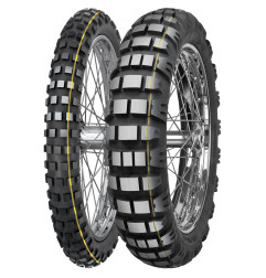 MITAS OPONA 110/80-19 E-09 DAKAR 59R TL M+S PRZÓD (ŻÓŁTY PASEK) DOT 11/2023 (24457) WYCOFANE (ZAMIENNIK:70001020)