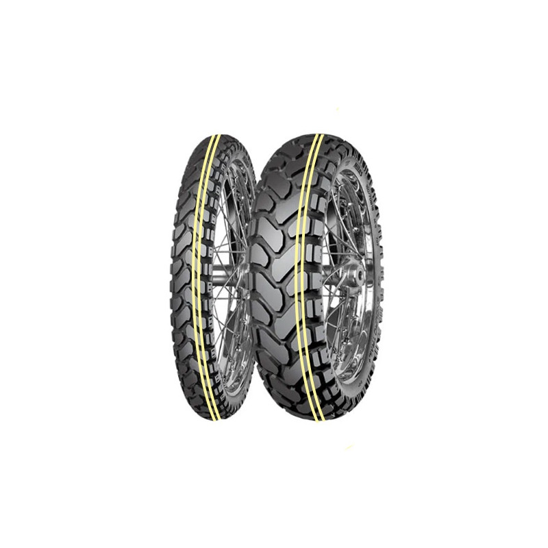MITAS OPONA 170/60B17 ENDURO TRAIL+ DAKAR (PODWÓJNY ŻÓŁTY PASEK) 72H TL/TT M+S TYŁ DOT 01-02/2026 (460022) (zamiennik:70000558)