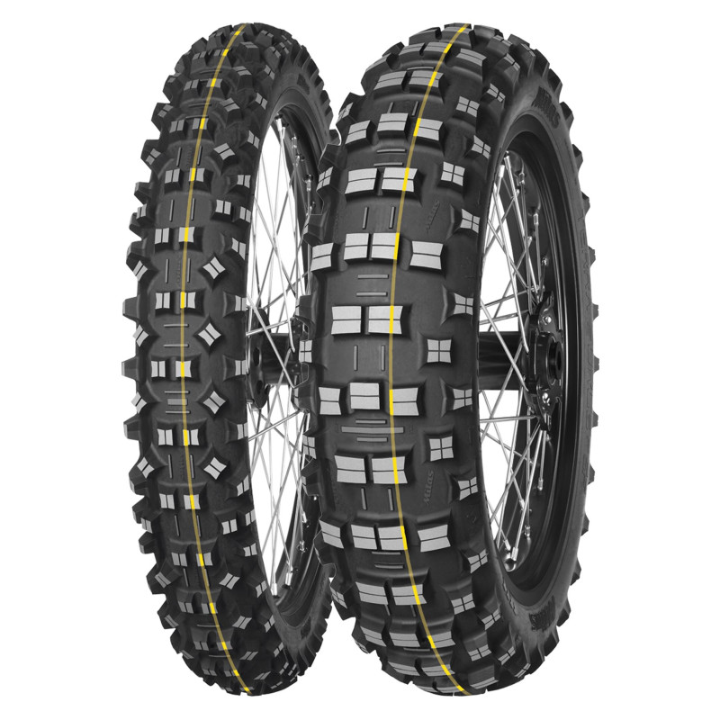 MITAS OPONA 110/80-18 TERRA FORCE-EF SUPER 58M TT TYŁ (ŻÓŁTY PASEK) DOT 01/2026 (460077) (ZAMIENNIK:70000193)