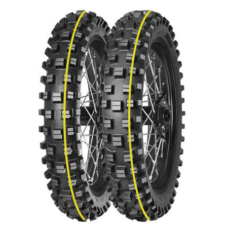 MITAS OPONA 110/90-19 TERRA FORCE-EX XT SUPER 62R TT (ŻÓŁTY PASEK) TYŁ DOT 02/2026 (460105) (zamiennik:70000285)