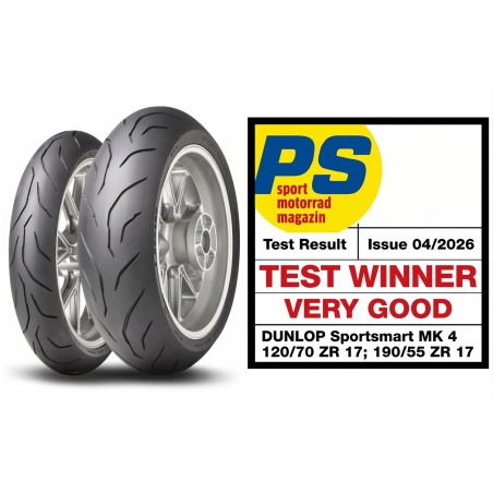 DUNLOP OPONA 190/50ZR17 (73W) TL SPORTSMART MK4 TYŁ DOT 38-40/2024