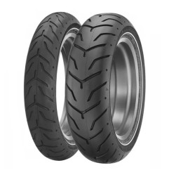 DUNLOP OPONA 130/80B17 D408 65H TL PRZÓD SW WĄSKI BIAŁY PAS HARLEY-DAVIDSON DOT 25/2023