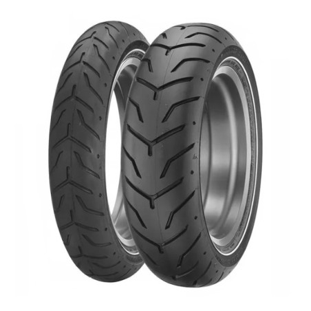 DUNLOP OPONA 130/80B17 D408 65H TL PRZÓD SW WĄSKI BIAŁY PAS HARLEY-DAVIDSON DOT 25/2023