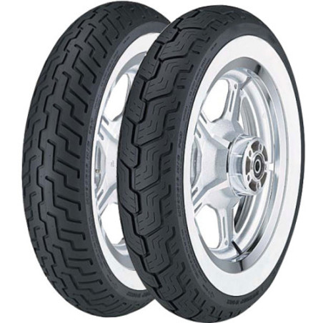 DUNLOP OPONA 130/90-16 D404 67H TT PRZÓD WWW BIAŁY BOK 02/2025