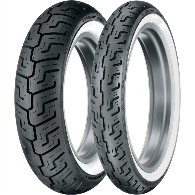 DUNLOP OPONA 100/90-19 D401 57H TL PRZÓD WWW BIAŁY BOK HARLEY-DAVIDSON DOT 28-29/2024