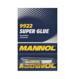 MANNOL SUPER GLUE 3G - KLEJ BŁYSKAWICZNY - KROPELKA (9922) (288)