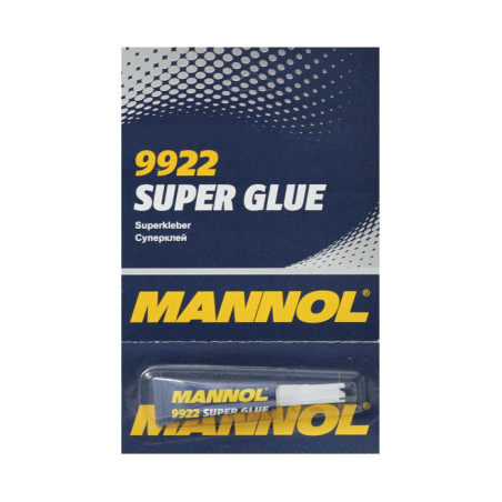 MANNOL SUPER GLUE 3G - KLEJ BŁYSKAWICZNY - KROPELKA (9922) (288)