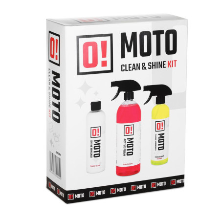 OMOTO ZESTAW PREZENTOWY DO MYCIA I PIELĘGNACJI MOTOCYKLA O! CARE PROTECTION AND SHINE MOTO (O!MOTO) (OLE-019)