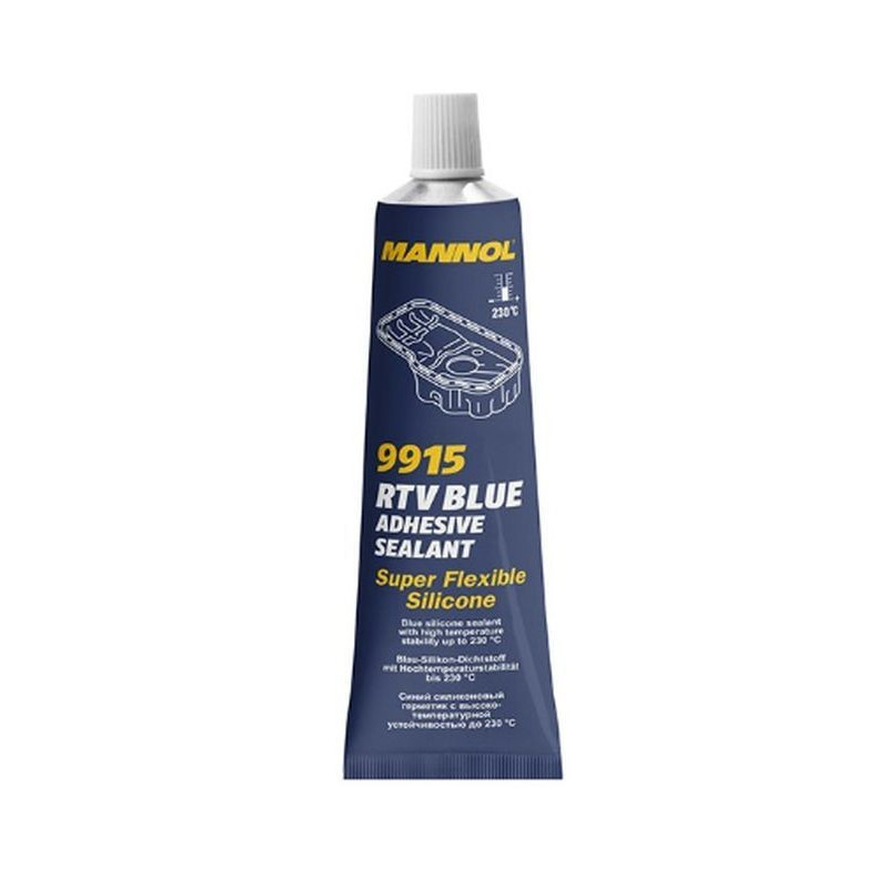 MANNOL GASKET MAKER - SILIKON USZCZELNIAJĄCY- KOLOR NIEBIESKI 85G (ZASTĘPUJE USZCZELKI) (9915) (144)