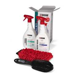 IPONE CLEANING KIT (MOTO WASH+WHEEL CLEANER) ZESTAW DO MYCIA MOTOCYKLA (CARELINE) (4)