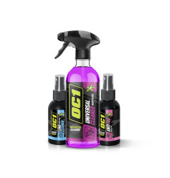 OC1 ZESTAW HELMET & VISIOR Lens Cleaner 100ml + Anti Fog 100ml + Universal Cleaner 0,45L