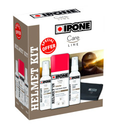 IPONE HELMET KIT ZESTAW DO PIELĘGNACJI KASKU (HELMET OUT, HELMET IN, VISOR RAINOFF, MICROFIBRA) (CARELINE) (4)