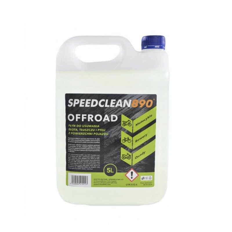 SPEEDCLEAN 890 OFFROAD PŁYN DO MYCIA MOTOCYKLI I ROWERÓW POJEMNOŚĆ 5L