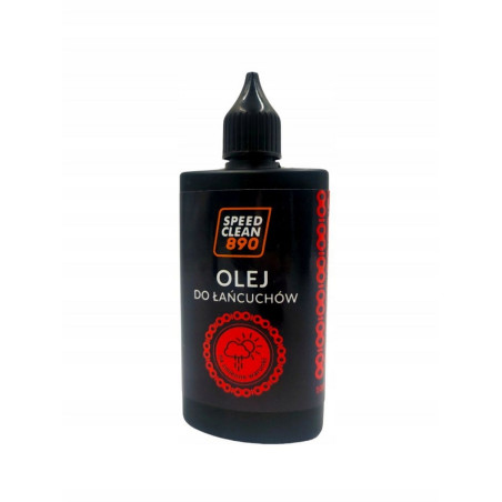 SPEEDCLEAN 890 OLEJ DO ŁAŃCUCHA ROWEROWEGO NA ZMIENNE WARUNKI POJEMNOŚĆ 100ML