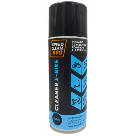 SPEEDCLEAN 890 OFFROAD PIANA DO MYCIA ROWERÓW MOTOCYKLI HULAJNÓG ELEKTRYCZNYCH E-BIKE W SPRAYU POJEMNOŚĆ 400ML