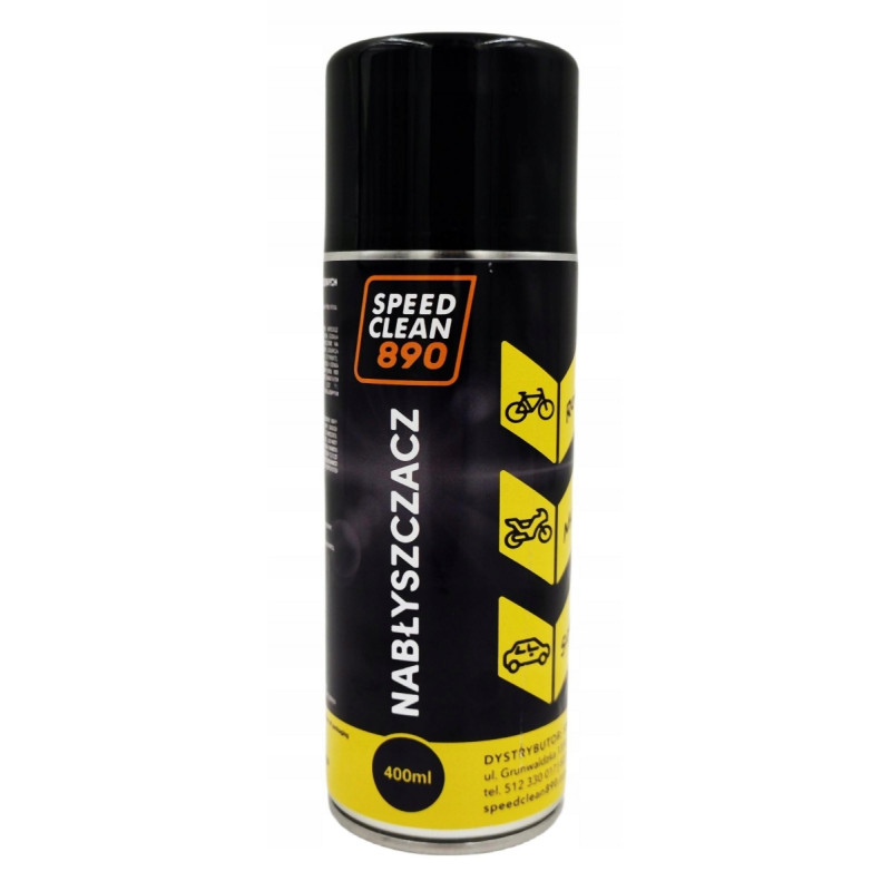 SPEEDCLEAN 890 NABŁYSZCZACZ DO MOTOCYKLI, ROWERÓW I SAMOCHODÓW POJEMNOŚĆ 400ML