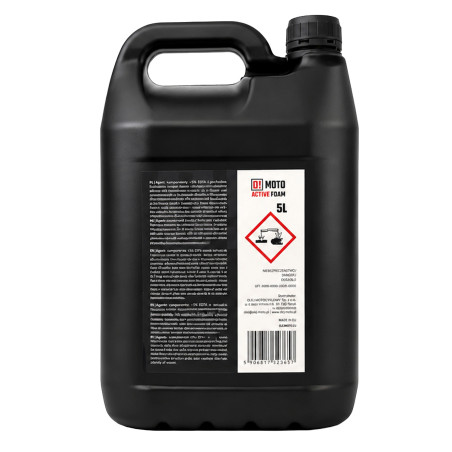 OMOTO PŁYN DO MYCIA MOTOCYKLI (PIANA AKTYWNA) 5L O! ACTIVE FOAM (O!MOTO) (OLE-044)
