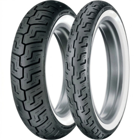 DUNLOP OPONA 150/80B16 D401 71H TL TYŁ WWW BIAŁY BOK HARLEY-DAVIDSON DOT 04-43/2023