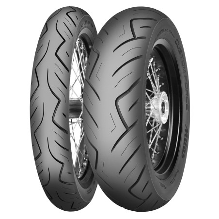 MITAS OPONA 130/90-16 CUSTOM FORCE 67H TL PRZÓD DOT 06/2026 (593469)