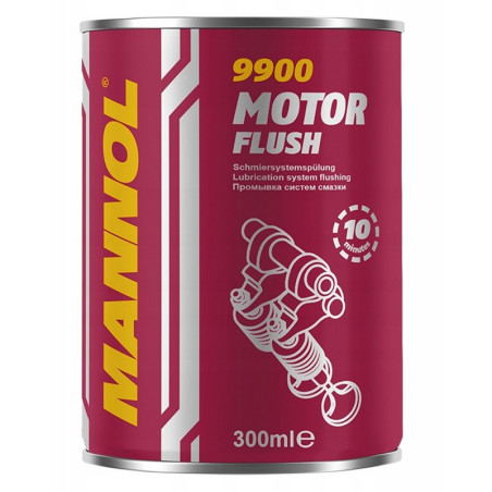 MANNOL MOTOR FLUSH 350ML - PREPARAT DO PŁUKANIA SILNIKA (DO OLEJU SILNIKOWEGO) (9900) (24)