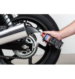 LIQUI MOLY MOTORBIKE BIAŁY SMAR DO ŁAŃCUCHA SYNTETYCZNY 0,4L (12)