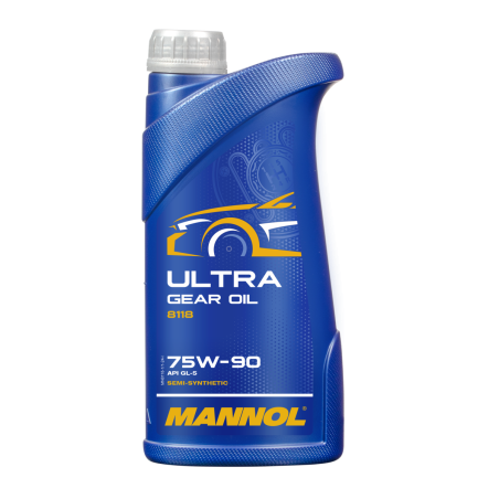 OLEJ PRZEKŁADNIOWY MANNOL 75W90 ULTRA SEMISYNTETYK GL-5 1L
