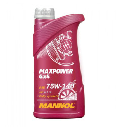 MANNOL MAXPOWER 4X4 75W140 API GL5- OLEJ PRZEKŁADNIOWY SYNTETYCZNY 1L (75W-140)