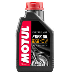 MOTUL OLEJ DO TELESKOPÓW / AMORTYZATORÓW / ZAWIESZENIA FORK OIL FACTORY LINE 10W MEDIUM (SYNTETYCZNY) 1L