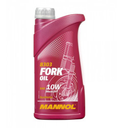 MANNOL OLEJ DO TELESKOPÓW / AMORTYZATORÓW / ZAWIESZENIA FORK OIL SAE 10W 1L (8303) (20)