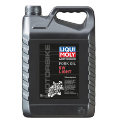 LIQUI MOLY OLEJ DO TELESKOPÓW/ AMORTYZATORÓW/ZAWIESZENIA MOTORBIKE FORK OIL 5W LIGHT 5L (4)