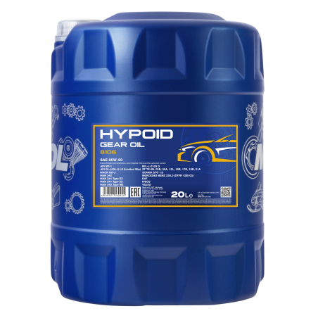 OLEJ PRZEKŁADNIOWY MANNOL 80W90 HYPOID GL-4/GL-5 LS 20L