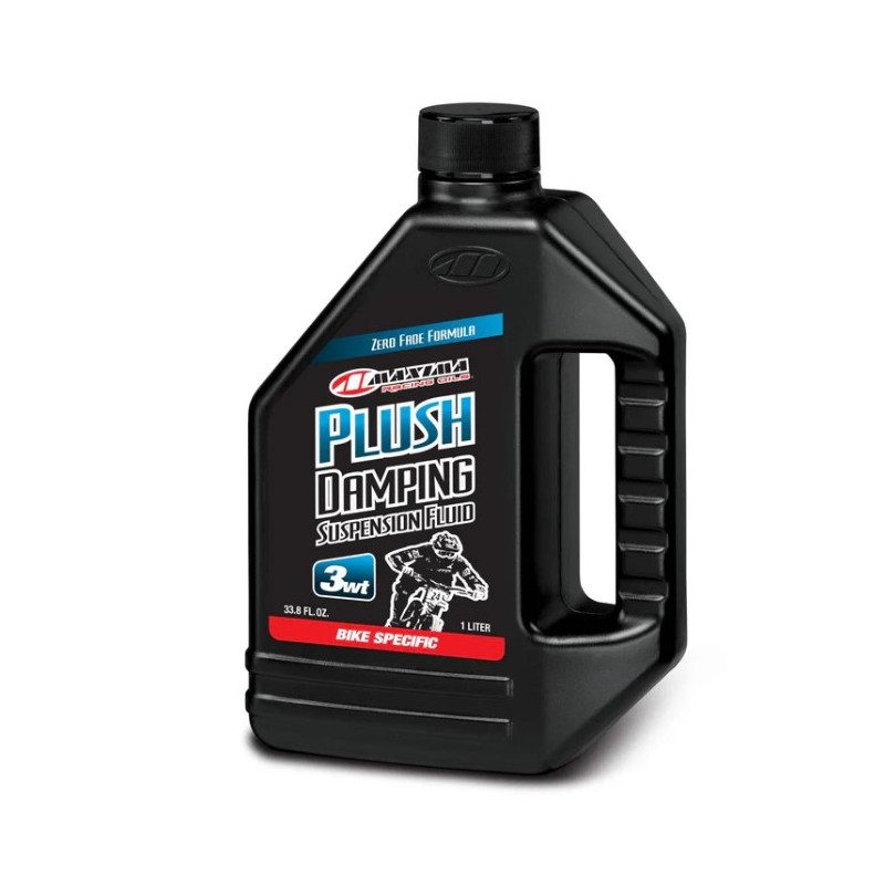 MAXIMA RACING OILS OLEJ DO AMORTYZATORÓW ROWEROWYCH PLUSH DAMPING SUSPENSION FLUID 3 WT 1 LITR (12) (AKC)