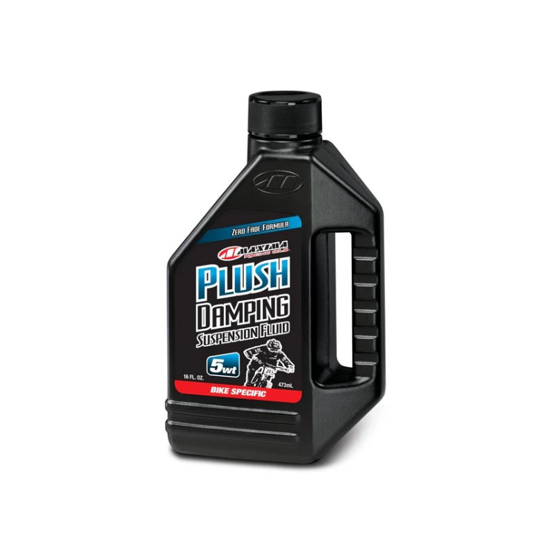 MAXIMA RACING OILS OLEJ DO AMORTYZATORÓW ROWEROWYCH PLUSH DAMPING SUSPENSION FLUID 5 WT 473 ML (12) (AKC)