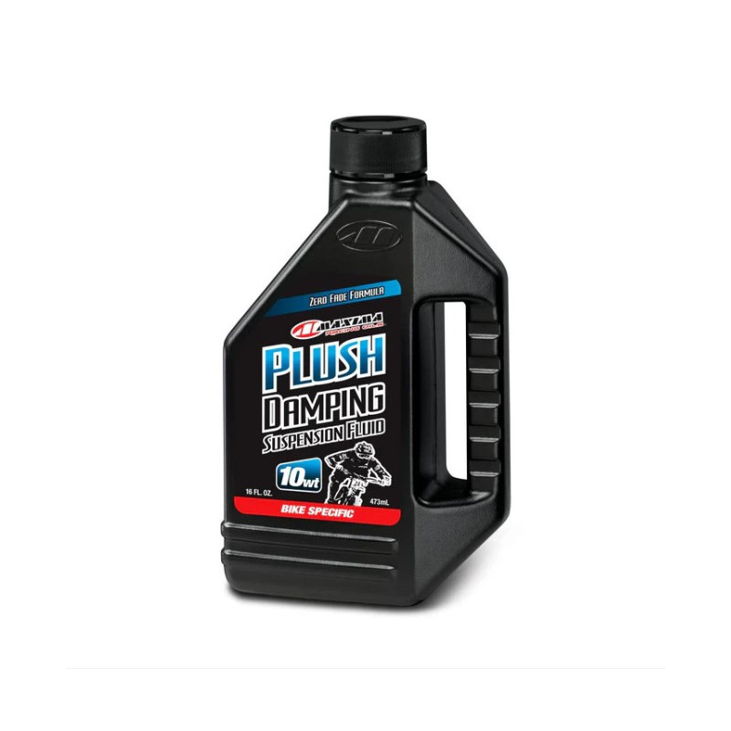 MAXIMA RACING OILS OLEJ DO AMORTYZATORÓW ROWEROWYCH PLUSH DAMPING SUSPENSION FLUID 10 WT 473 ML (12) (AKC)