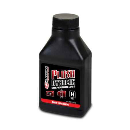 MAXIMA RACING OILS OLEJ DO AMORTYZATORÓW ROWEROWYCH PLUSH DYNAMIC HEAVY (NEW PRODUCT) 120 ML (AKC)