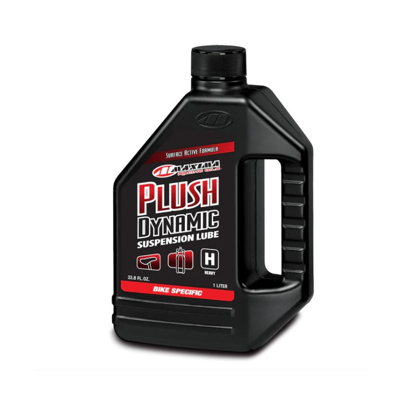MAXIMA RACING OILS OLEJ DO AMORTYZATORÓW ROWEROWYCH PLUSH DYNAMIC HEAVY (NEW PRODUCT) 1 LITR (12) (AKC)