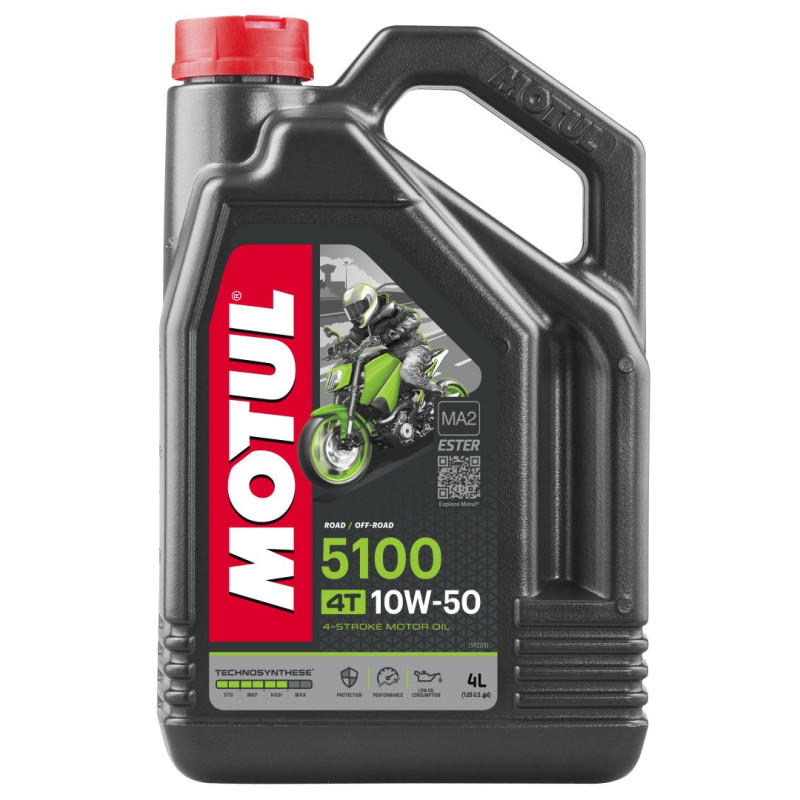 MOTUL OLEJ SILNIKOWY 5100 4T ESTER 10W50 4L