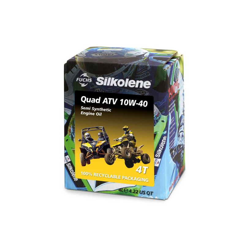 SILKOLENE FUCHS OLEJ SILNIKOWY PÓŁSYNTETYCZNY QUAD ATV 4T 10W40 4L (CUB)