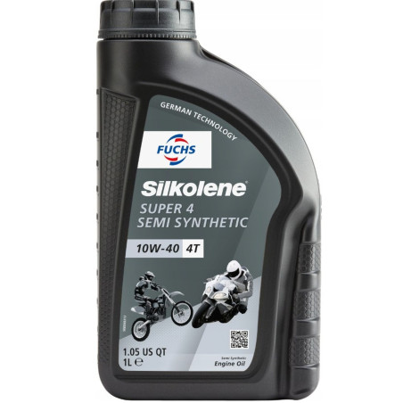 SILKOLENE FUCHS OLEJ SILNIKOWY PÓŁSYNTETYCZNY SUPER 4 10W40 4T 1L