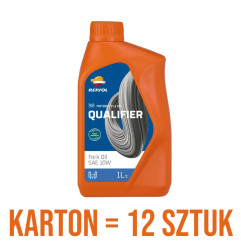 REPSOL OLEJ DO TELESKOPÓW / AMORTYZATORÓW / ZAWIESZENIA QUALIFIER FORK OIL SAE 10W 1L - KARTON 12 SZTUK