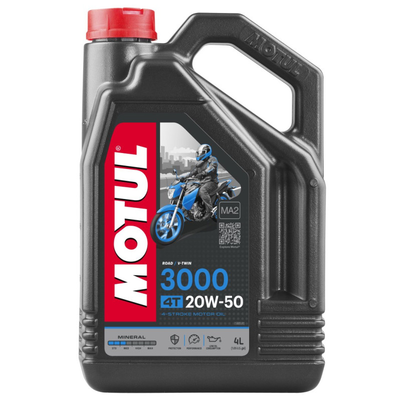 MOTUL OLEJ SILNIKOWY 3000 4T 20W50 4L (MINERALNY)
