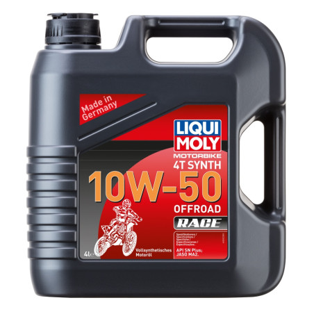 LIQUI MOLY OLEJ SILNIKOWY MOTORBIKE 4T SYNTETYCZNY 10W50 OFFROAD RACE 4L (4)