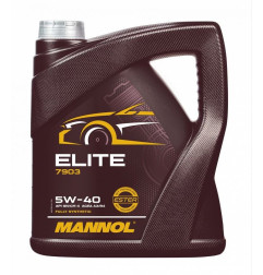 MANNOL OLEJ SILNIKOWY 4T ELITE 5W40 4L (API SN/CH-4, JASO MA2) SEMISYNTETYK (7903) (4)