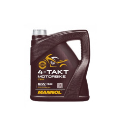 MANNOL OLEJ SILNIKOWY 4T MOTORBIKE 10W50 4L SYNTETYCZNY ESTER TECHNOLOGY (JASO MA/MA2) (7814) (20)